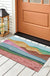 Feblilac Pink Mountains PVC Coil Door Mat