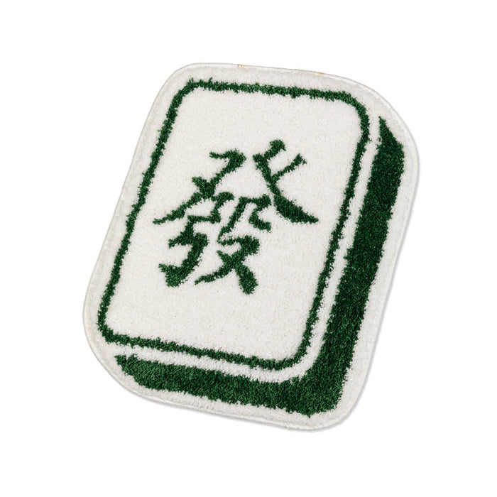 Feblilac Mahjong Fa Fortune Bath Mat 21.6"x23.6"