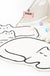 Feblilac Cute White Cat Bath Mat, Animal Bathroom Rug