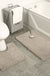 Feblilac Solid Tufted Bathroom Mat Toilet U-Shaped Floor Mat