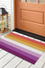 Feblilac Purple and Red LGBT Flag PVC Coil Door Mat