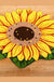 Feblilac Woven Acrylic Fibers Sunflower Door Mat