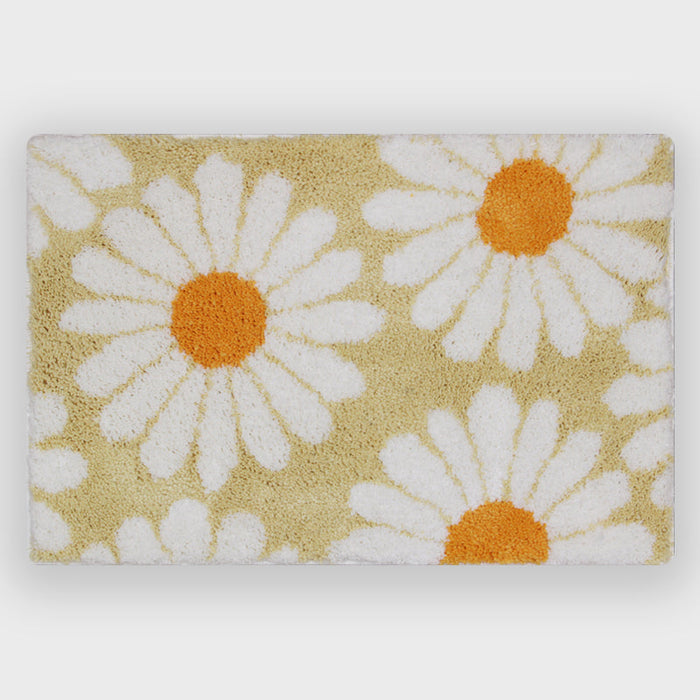 Feblilac Cute Daisy Bath Mat