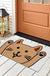 Feblilac Surrender Cute Cat PVC Coil Door Mat