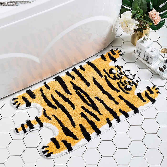 Cartoon Tiger Bath Mat Rug