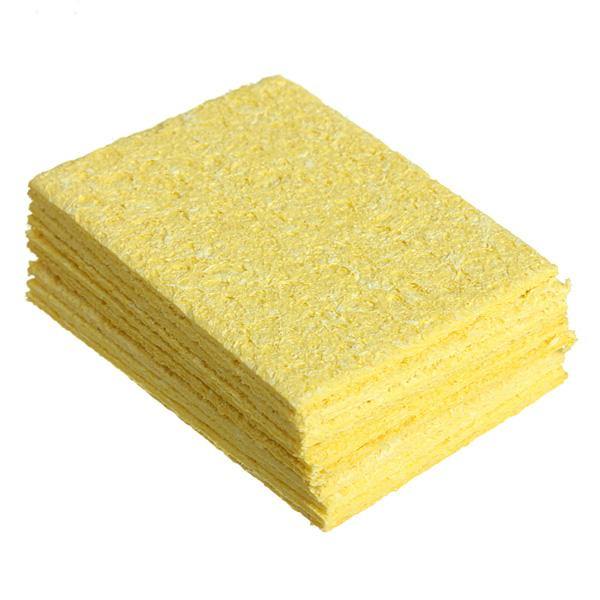 DANIU 10Pcs Welding Soldering Iron Tip Replacement Sponge Cleaning Pads