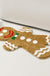 Cute Ginger Man Bath Mat, Gingerbread Man Cookies Bathroom Rug, 50x80cm / 19"x31"