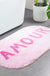 Feblilac Pink French AMOUR Tufted Bath Mat