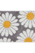 Feblilac Cute Daisy Bath Mat, Black/Purple/Red/Yellow/Green Floral Bathroom Rug