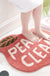 Feblilac Cute Peach Lemon Bath Mat, Bathroom Rug, Door Mat