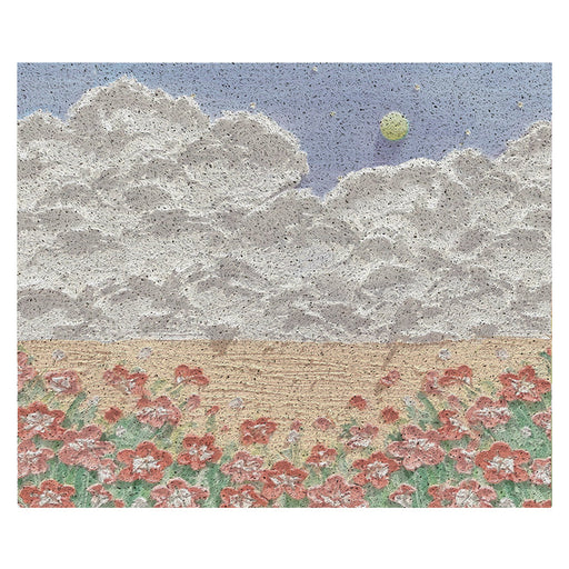 Red Flower Field Door Mat