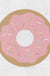 Feblilac Pink Donut Tufted Bath Mat