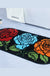 Feblilac Three Rose Flowers Tufted Bath Mat