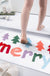 Feblilace Merry Christmas Bath Mat and Runner