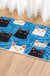 Cat in Water Bath Mat