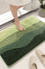 Feblilac Green Wave Ocean Bath Mat Rug