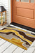 Feblilac Brown The Mountains PVC Coil Door Mat