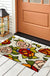 Feblilac Beautiful Rose Garden PVC Coil Door Mat