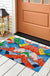 Feblilac Colorful Mountains PVC Coil Door Mat