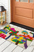 Feblilac Color Mushroom PVC Coil Door Mat