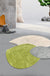 Feblilac Abstract Leaves Handmade Tufted Acrylic Livingroom Carpet Area Rug