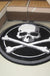 Feblilac Halloween Skull Tufted Bath Mat