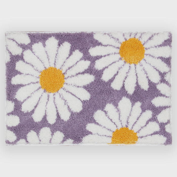 Feblilac Cute Daisy Bath Mat