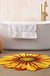 Feblilac Yellow/Red/Blue/Purple/Pink Sunflower Area Mat Bath Mat