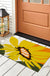 Feblilac A Big Sunflower PVC Coil Door Mat @Joy's design