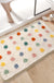 Feblilac Color Polkadot Bath Mat Mom‘s Day Gift, Color Black White Dot Rug