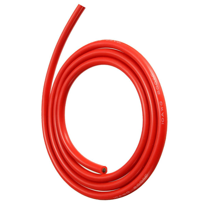 DANIU 5 Meter Red Silicone Wire Cable 10/12/14/16/18/20/22AWG Flexible Cable