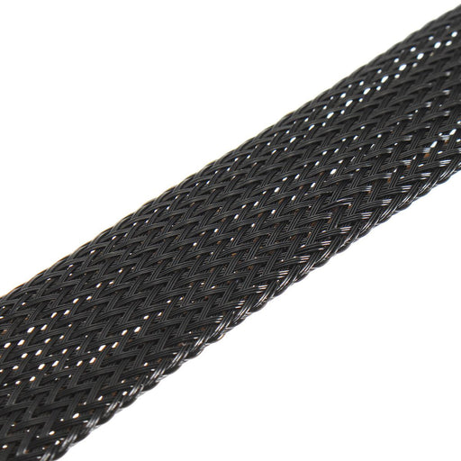 6m 8mm/10mm/12mm/15mm/20mm Wire Cable Sheathing Expandable Sleeving Braided Loom Tubing Black