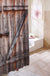 180x180cm Wooden Bridge Lake Fall Pattern Waterproof Bathroom Shower Curtain