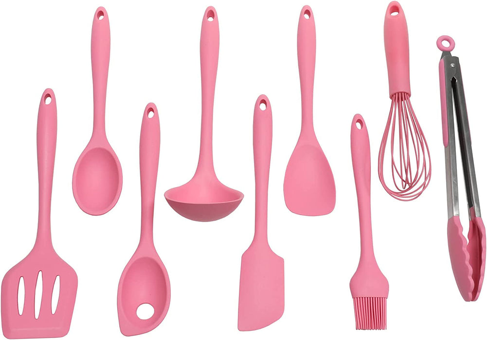 Premium Silicone Wire Cooking Whisk, 10.5 Inch, Pink