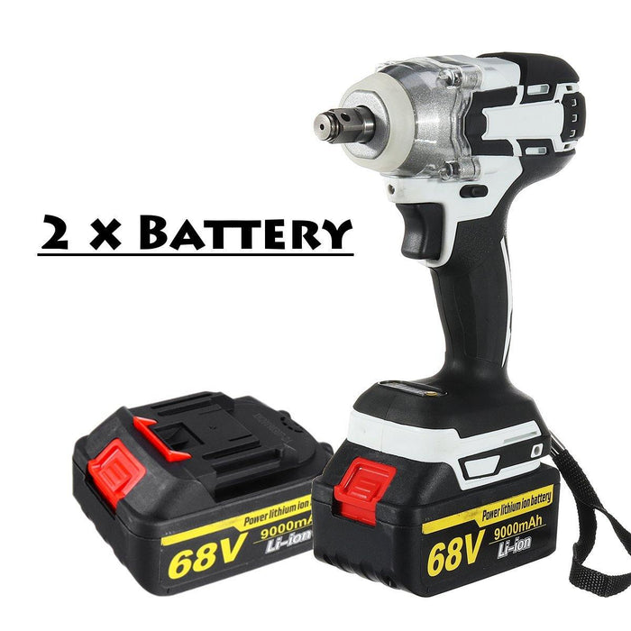 68V 9000mAh 330N.m Brushless Electric Wrench Impact Wrench with Battery