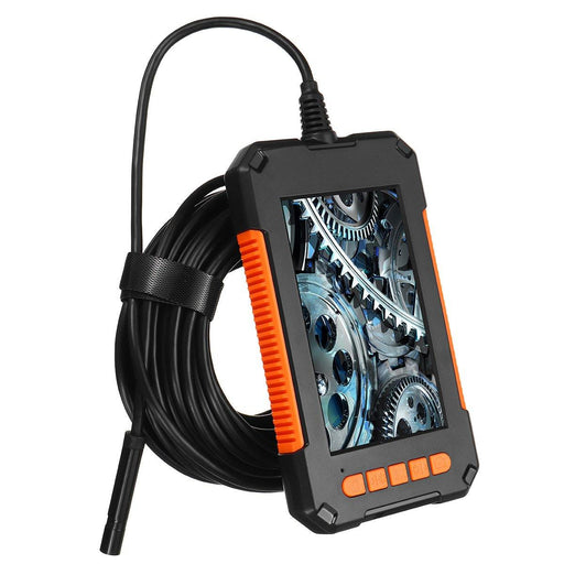 P40 Industrial Borescope Camera 1080P HD 4.3inch LCD Screen Borescope IP67 Waterproof Borescope 8mm 8 LED Lights 2600mAh Battery