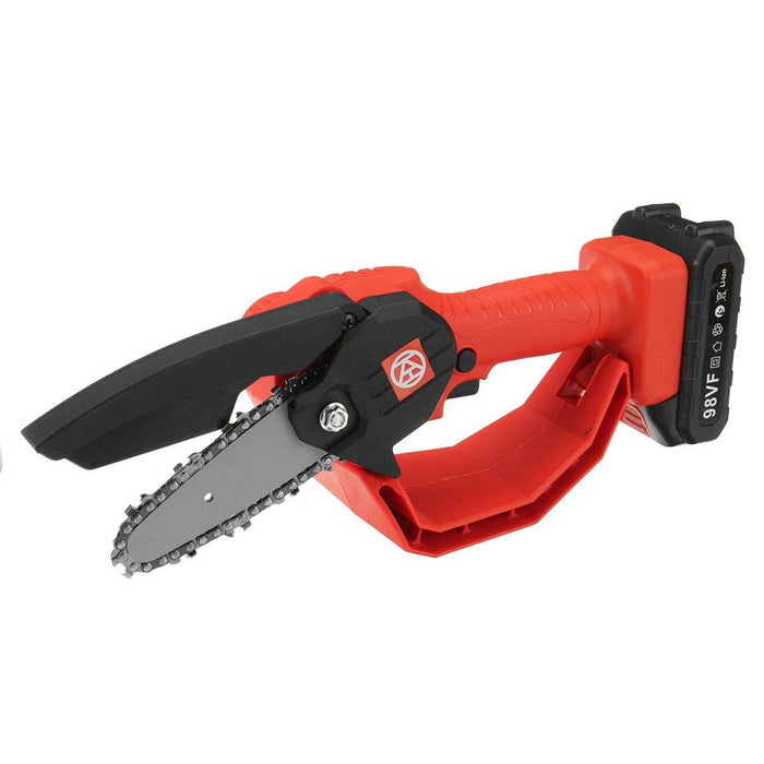 98VF 1180W Electric Cordless One-Hand Saw Chain Saw Woodworking With Guard Kit