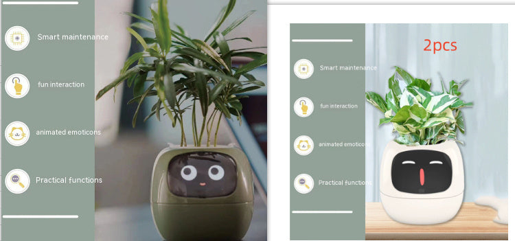 Facial Expression Control Intelligent Flower Pot