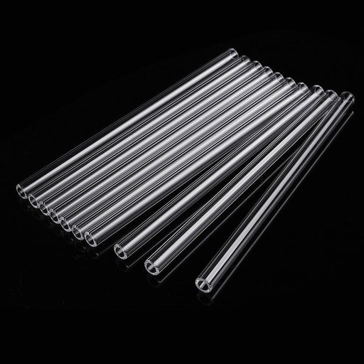 10Pcs Thick Wall Borosilicate Glass Blowing Tube 150mm x 7mm x 1.5mm