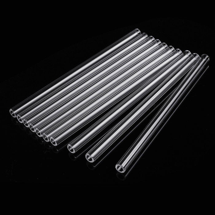 10Pcs Thick Wall Borosilicate Glass Blowing Tube 150mm x 7mm x 1.5mm