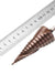 Drillpro 3-12/4-20/4-32mm M35 Cobalt Step Drill Bit 1/4 Inch Hex Shank HSS-Co Step Drill Bit