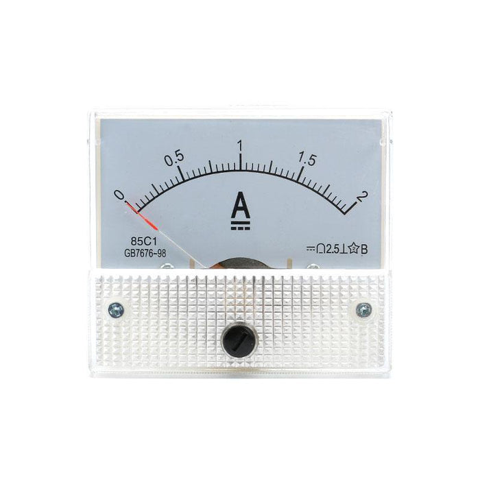 1PCS 85C1-A  3A 5A 10A 20A 30A100A DC Analog Meter Panel AMP Current Ammeter Gauge