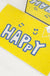 Yellow Be Happy Door Mat