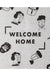 Black and White Welcome Home PVC Entrance Door Mat