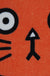 Orange Silly Cat Bath Mat