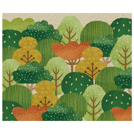 Cute Green Forest PVC Entrance Door Mat