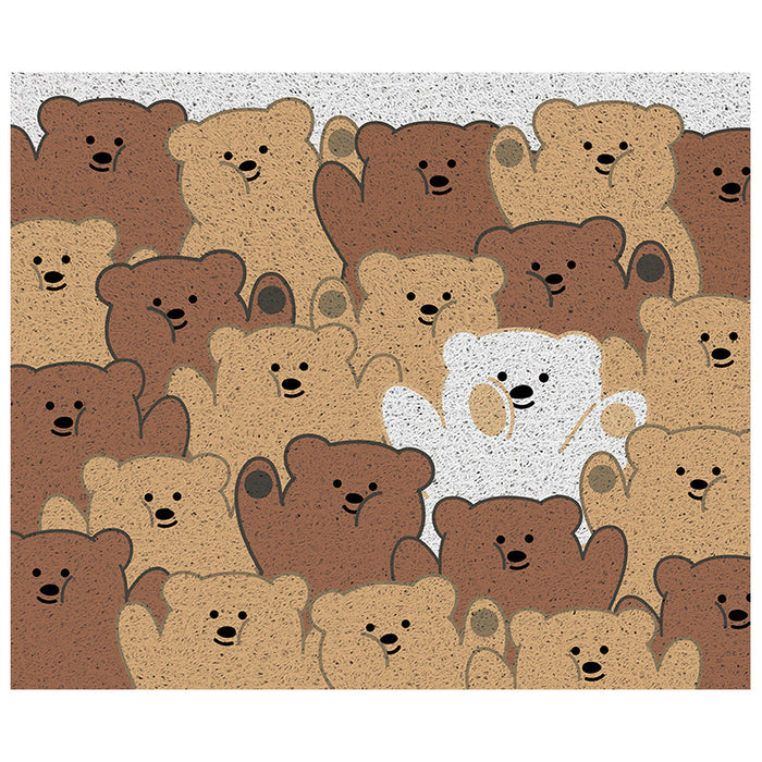 Cute Bears PVC Entrance Door Mat