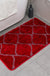 Feblilac Geometric Lines Tufted Bath Mat