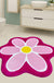 Feblilac Lovely Pink Daisy Flower Bathroom Mat Area Rug