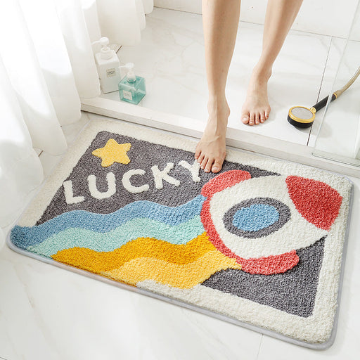 Rainbow & Sky Bath Mat